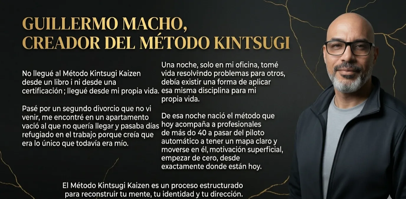 Guillermo Macho, creador del Método Kintsugi: su historia y cómo nació el método